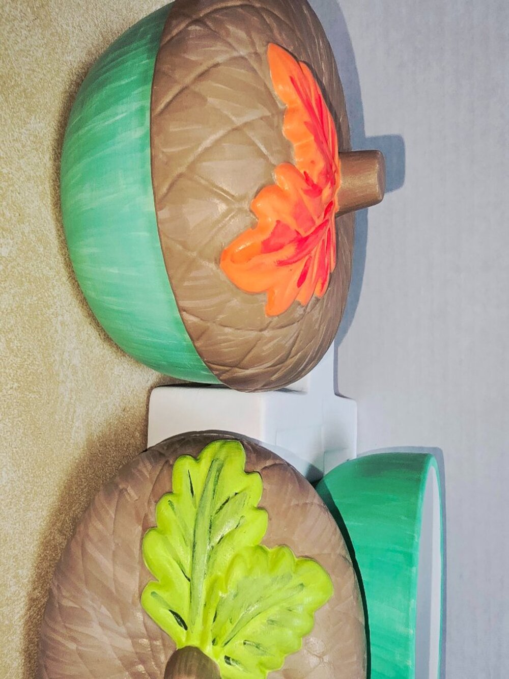 Hand Painted Ceramic Acorns